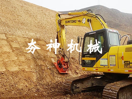 VC-S系列液壓振動夯實機(jī)施工案例