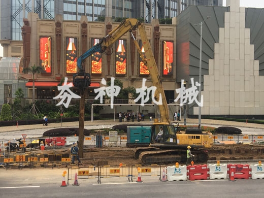 VC-D系列多功能液壓振動夯實機(jī)施工案例